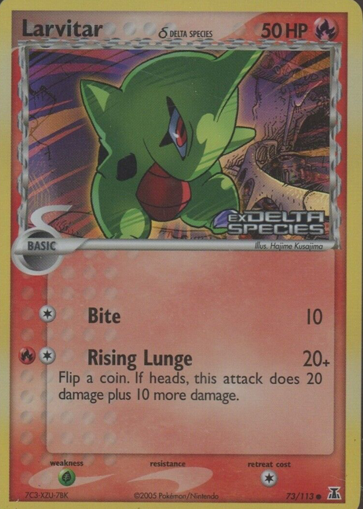 Larvitar 73/113 Donald Duck Promo
