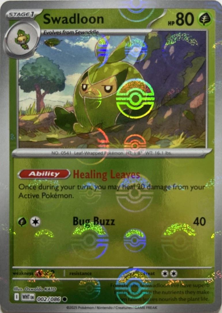 Swadloon 002/086 Masterball Reverse Holo