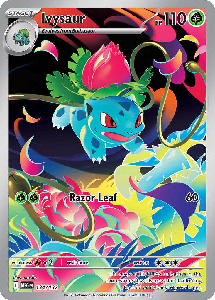 Ivysaur 134/132 illustration rare