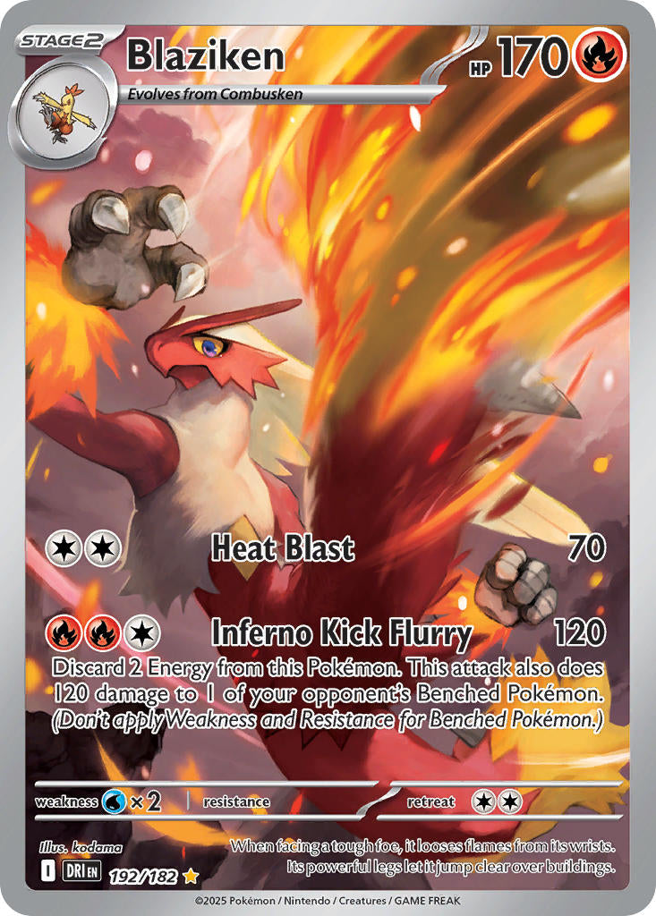 Blaziken 192/182 illustration rare