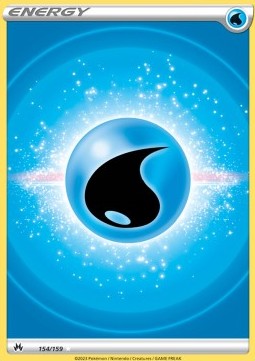 water energy 154/159 Holo (Crown Zenith)