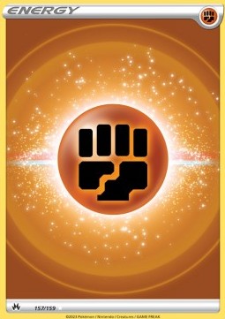 Fighting energy 157/159 Holo (Crown Zenith)