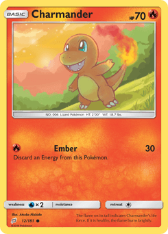 Charmander 12/181 Reverse Holo