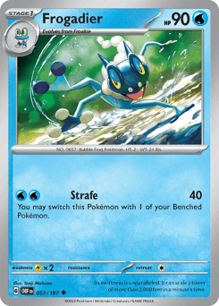 Frogadier 057/197 Cosmos Holo