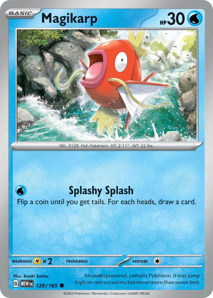 Magikarp 129/165 - 151 (Reverse-holo)