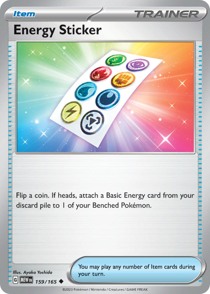 Energy Sticker 159/165 - 151 (reverse-holo)