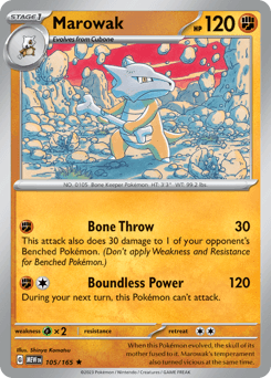 Marowak 105/165 - 151 (HOLO)