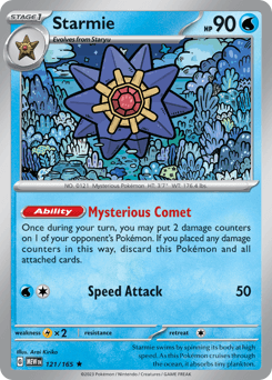 Starmie 121/165 - 151 (HOLO)