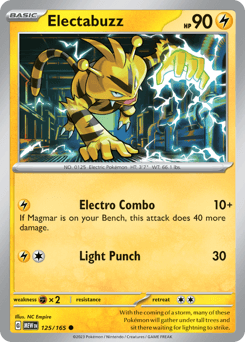 Electabuzz 125/165 - 151 (Reverse-holo)