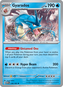 Gyarados 130/165 - 151 (HOLO)