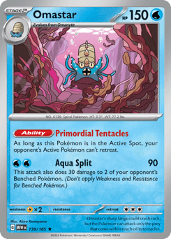 Omastar 139/165 - 151 (HOLO)