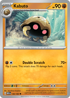 Kabuto 140/165 - 151 (Reverse-Holo)