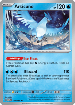 Articuno 144/165 - 151 (HOLO)