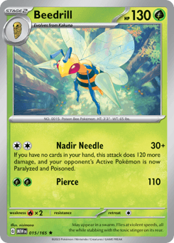 Beedrill 015/165 - 151 (HOLO)
