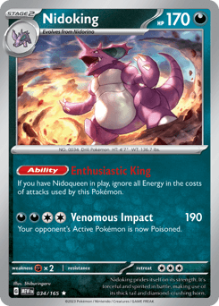 Nidoking 034/165 - 151 (HOLO)