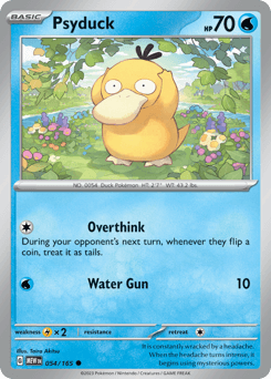 Psyduck 054/165 - 151 (Reverse-holo)