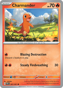 Charmander 007/091 Cosmos Holo