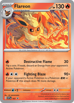 Flareon (SVP 167) Cosmos Holo